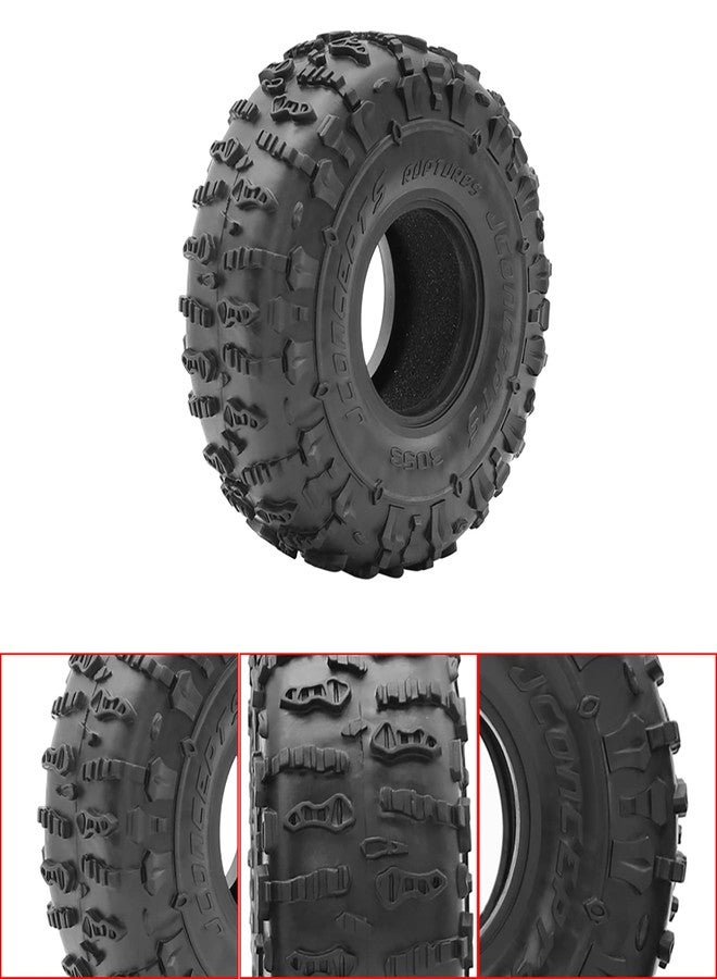 RXZIXYL Wheel Tires 1.9 Inch Rubber Tyre 120X50MM for 1/10 RC Crawler TRX4 TRX6 Axial SCX10 AXI03007 90046 BRX10 Wheel 90018 - Image 3